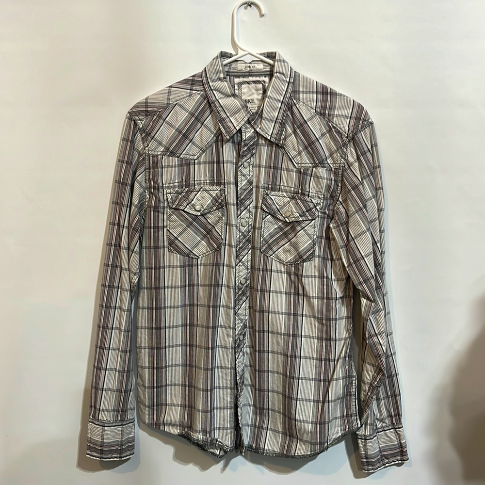 BKE SLIM FIT Long Sleeve Shirt Size Medium